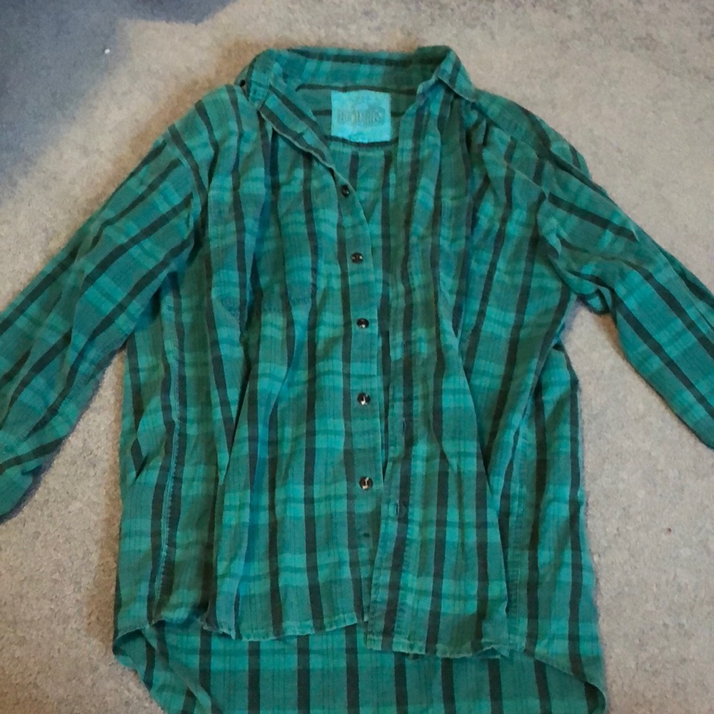 Oversized men’s flannel
